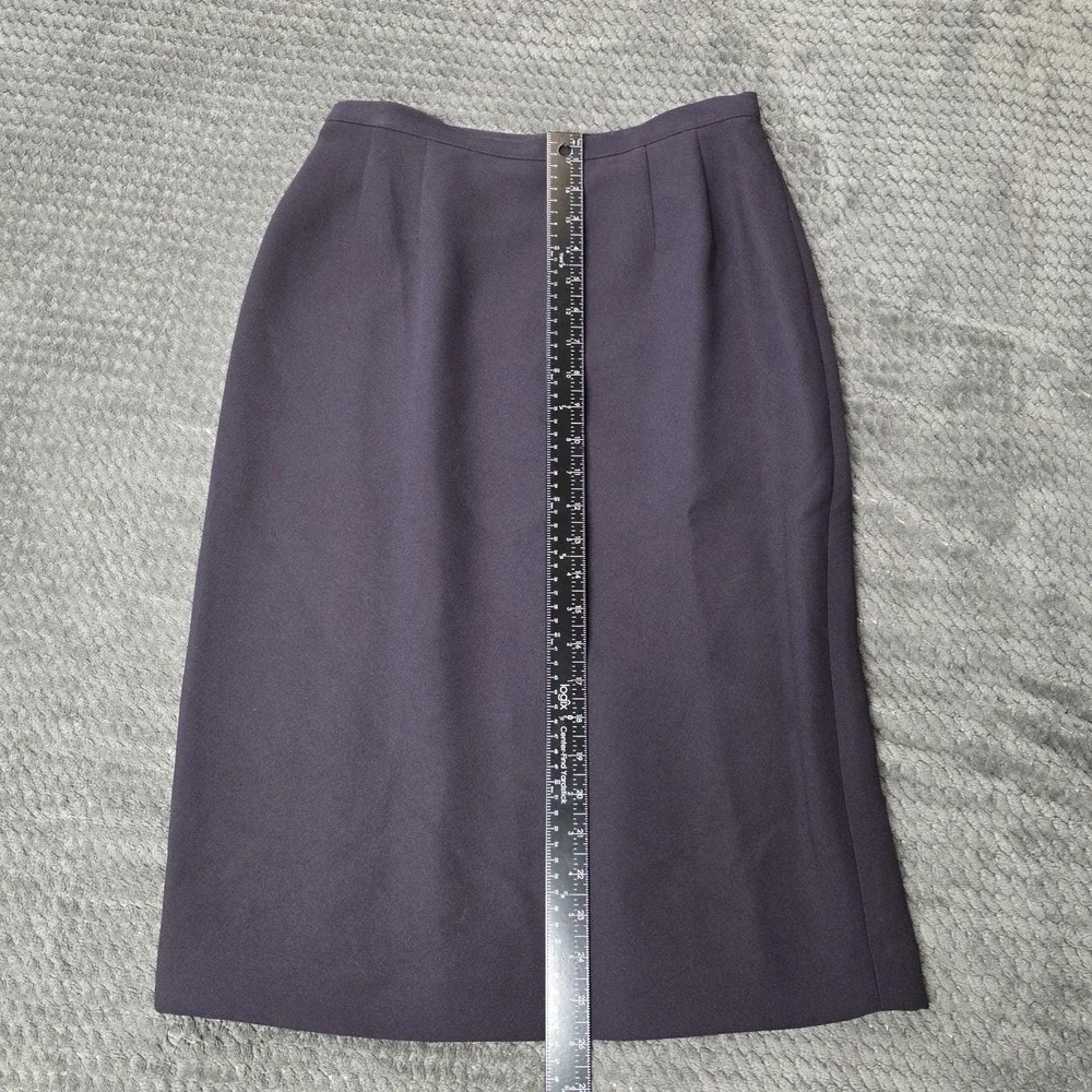 Albert Nipon Plum Purple Skirt Suit Set‎ 3 Pc, Sz 6, Corpcore Career Office, EUC